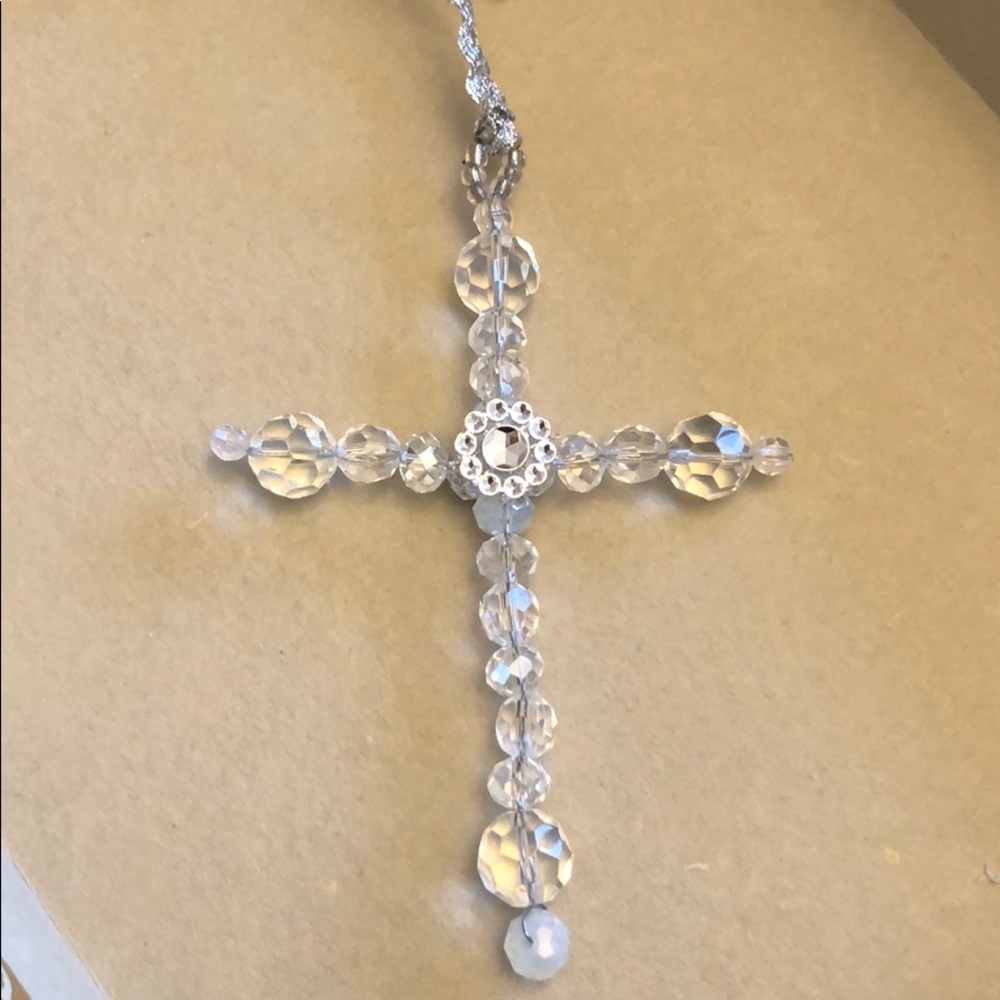 Hand made beaded cross